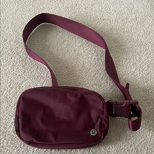 Lululemon Red Merlot Belt Bag